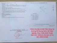 ĐẤT ĐẸP - GIÁ TỐT - Bán GẤP Lô Đất Tiềm Năng Tại Đường Hồ Quang