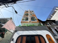 (Tin thật 100%) Bán tòa CHDV 77m2 x 16P ở Phan Huy Ích- HXH 4m