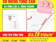 Bán Đất Vĩnh Lộc A , Huyện Bình Chánh, TP HCM