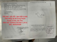 ĐẤT ĐẸP - GIÁ TỐT - Bán GẤP Lô Đất Tiềm Năng Tại Xã Trung Thạnh