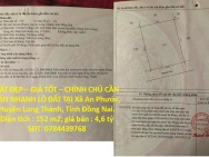 ĐẤT ĐẸP – GIÁ TỐT – CHÍNH CHỦ CẦN BÁN NHANH LÔ ĐẤT TẠI Xã An Phước,