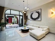 Bán nhà mới Hẻm 7m Phan Huy Ích - gần EMART, 4,5x17m, 4 Tầng mới -