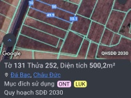 Chủ cần bán 500mv có 50 thổ cư gần nhà thờ đá bạc