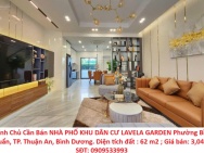 Chính Chủ Cần Bán NHÀ PHỐ KHU DÂN CƯ LAVELA GARDEN Phường Bình