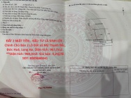 ĐẤT 2 MẶT TIỀN - ĐẦU TƯ LÀ SINH LỜI - Chính Chủ Bán 2 Lô Đất xã Mỹ