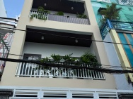 Bán Nhà mới, Hẻm 6m Pham Văn Chiêu, gần chợ Thạch Đà, 5x15m, 4