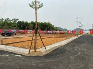 CHÁY HÀNG KHU ĐẤT CẠNH TRƯỜNG ĐH VÀ QUỐC LỘ 80M