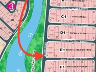 Siêu phẩm lô đất góc 2MT đối diện sông công viên, Thạnh Mỹ Lợi Quận