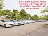 Dịch Vụ XE ANH QUYỀN CHO THUÊ XE THEO THÁNG - DỊCH VỤ ĐƯA ĐÓN NỘI