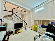 ♥ Trưng Nữ Vương Kiệt Ô tô 6m thẳng thông 117m2, 3 tầng sân trước -
