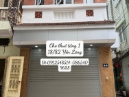CHÍNH CHỦ CHO THUÊ MẶT BẰNG KINH DOANH TẦNG 1 – YÊN LÃNG