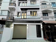 NHÀ HẺM XE HƠI CẠNH BỆNH VIỆN NHÀ BÈ, NGANG 6.4M, 4 TẦNG, HƠN 11 TỶ