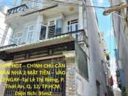 HOT HOT – CHÍNH CHỦ CẦN BÁN NHÀ 2 MẶT TIỀN – VÀO Ở NGAY–Tại Lê Thị