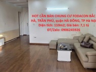 HOT CẦN BÁN CHUNG CƯ FODACON BẮC HÀ, TRẦN PHÚ, quận HÀ ĐÔNG, TP Hà