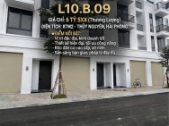 BÁN GẤP LIỀN KỀ L10.B.09 - THỦY NGUYÊN - CHỈ 6 TỶ 5XX  DIỆN TÍCH