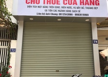 Cho thuê cửa hàng ế ẩm vì dịch Covid-19 hoành hành